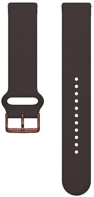 Bracelet silicone Polar 20mm, marron, taille S-L