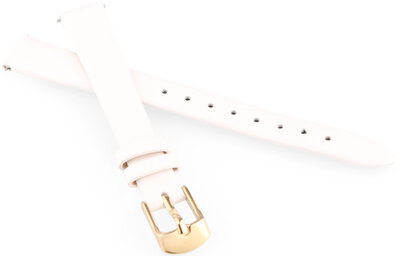 Bracelet en cuir JVD RSUN-F15 12mm, blanc, enfants