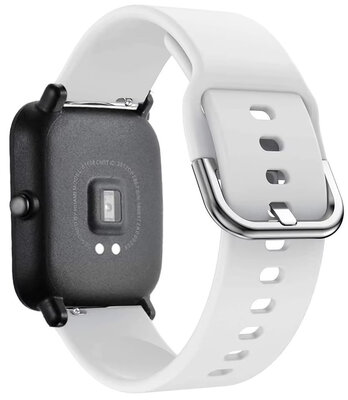 Ricardo Silicone Strap 22mm (pour Polar Vantage M2, V3, Grit X), blanc, attache rapide